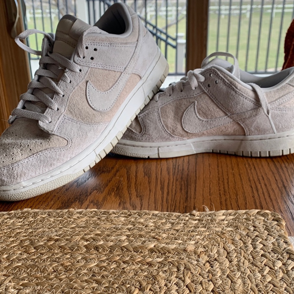 Nike Cream Suede Sneakers